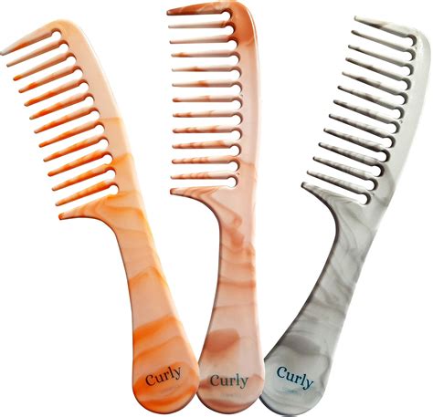 Unique Wide Tooth Combs | Vibrant Colour Selection | Light, Flexible and Smooth Finish ...