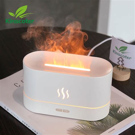 Kinscoter-Flame-Air-Humidifier-Fragrant-Essential-Oil-Aroma-Diffuser-Aromatherapy-Machine-For ...