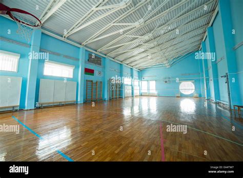 Volleyball indoor sport arena Stock Photo - Alamy