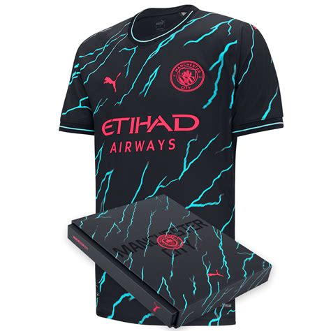 Manchester City Authentic Third Jersey 2023/24 In Gift Box | Official ...