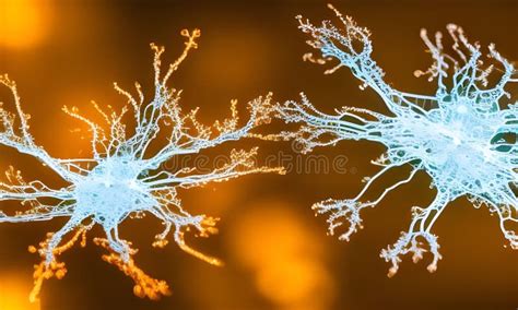 Model of dendritic cells stock illustration. Illustration of medicine ...