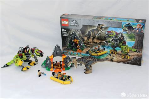 Discovering LEGO set 75938 Jurassic World T. Rex vs Dino-Mech Battle ...