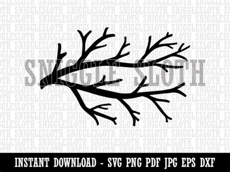 Tree Branch Clipart Instant Digital Download SVG EPS PNG Pdf - Etsy