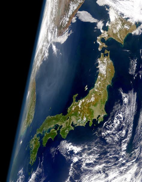 Japan seen from space image - Free stock photo - Public Domain photo - CC0 Images