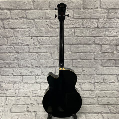 Ibanez AEB5E-BK Acoustic Bass Acoustic Black - Evolution Music