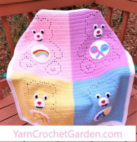 Crochet Teddy Bear Blanket Pattern Crochet Bear Blanket Pattern Crochet ...