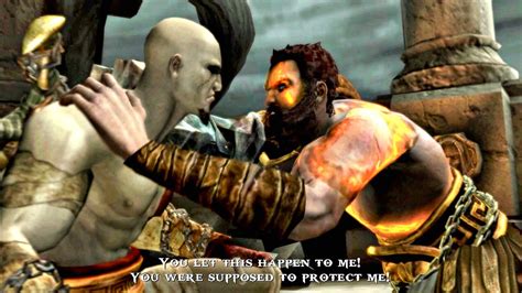 Kratos Vs His Brother Deimos Final Boss Fight Scene - God of War (4K 60FPS) - YouTube