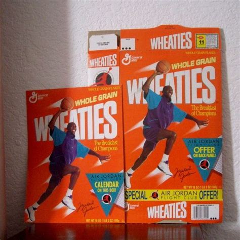 Collectible Cereal Box Michael Jordan 1989 Wheaties Cereal | Etsy | Michael jordan, Michael ...