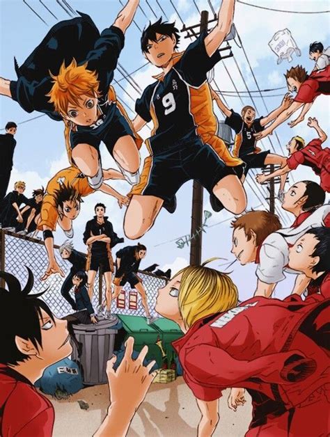 Image result for haikyuu karasuno vs nekoma | Милые рисунки, Картинки ...