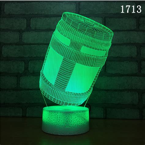 3D Fortnite LED Night Light Remote Control 16 Color Game room Lamp Decor Gift | 3d lamp, Flex ...