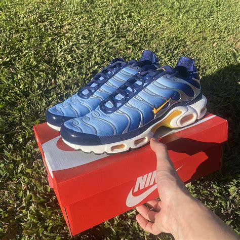 Nike air max plus “tn” Blue voids Size 11 Bnib $300 - Depop