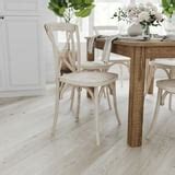 Merrick Lane X-Back Bistro Style Wooden High Back Dining Chair in Lime ...