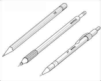 Sketch Pencils Types