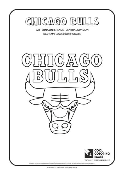 Cool Coloring Pages Chicago Bulls - NBA basketball teams logos coloring ...