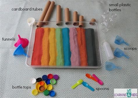 Sensory Exploration with Sand | Learning 4 Kids