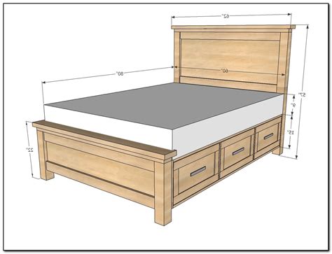 Queen Bed Frame With Drawers Plans - Beds : Home Design Ideas #qbn1olaQ4m2598