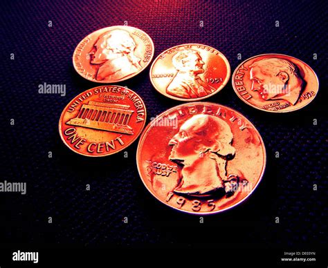 US Coins collection Stock Photo - Alamy