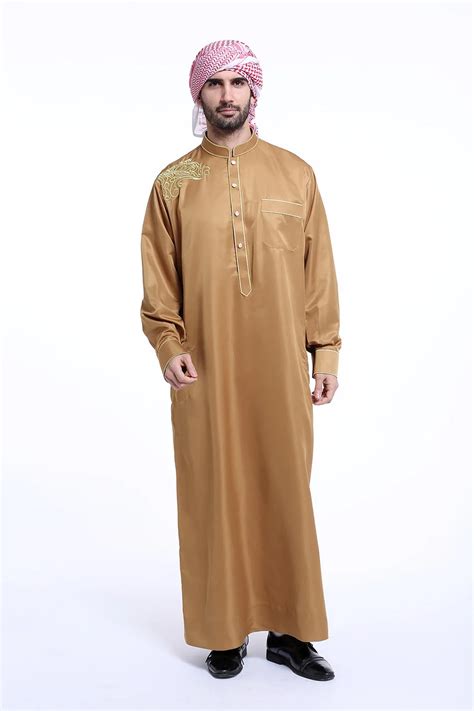 Abaya For Men Arab Arabic Clothes Kaftan Saudi Jubba Thobe Abaya Robe ...