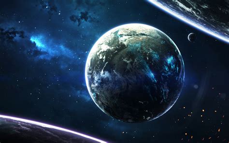 Download Sci Fi Planet HD Wallpaper by Vadim Sadovski