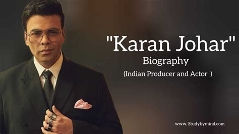 Karan Johar biography in english (Film producer and founder of Dharma ...