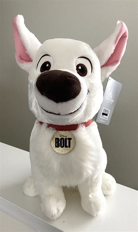 Disney Parks Bolt the Dog 12 inch Plush Doll NEW - Disney Toys