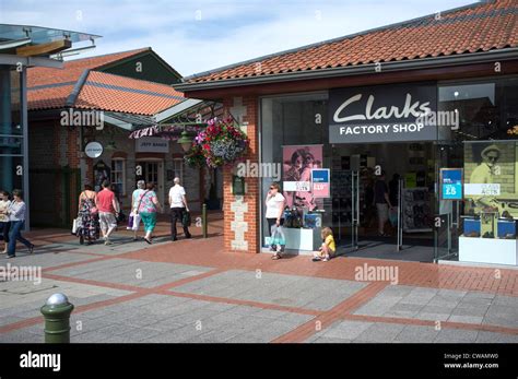 Clarks Village Shopping Outlet at Street Stock Photo - Alamy