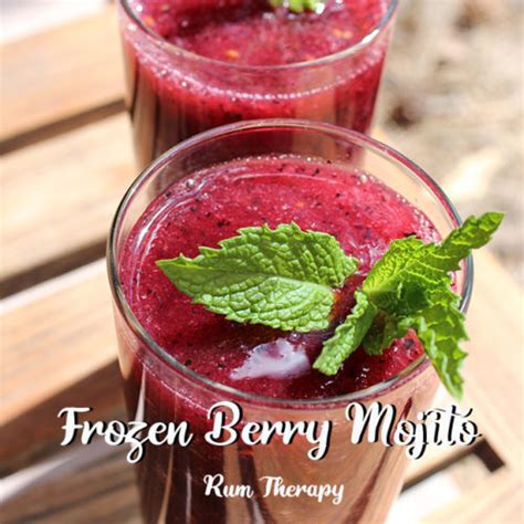 Frozen Berry Mojito | Rum Therapy