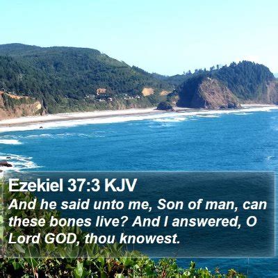 Ezekiel 37 Scripture Images - Ezekiel Chapter 37 KJV Bible Verse Pictures