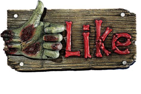 Zombie Fleshbook Like (PSD) | Official PSDs