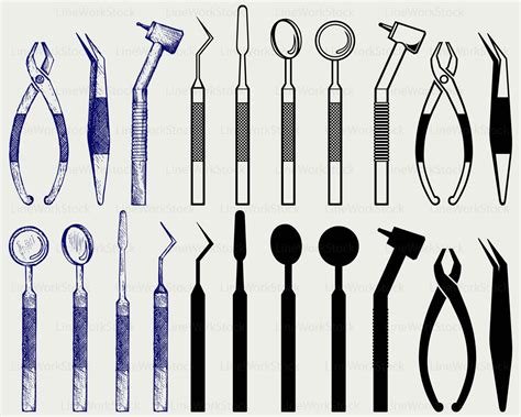 Dental Equipment Svg/dental Clipart/dental Svg/dental - Etsy