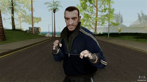 Niko Bellic in Blue Jacket for GTA San Andreas