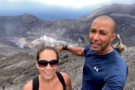 WATCH: Couple hikes active La Soufriere volcano in St Vincent | Loop Caribbean News