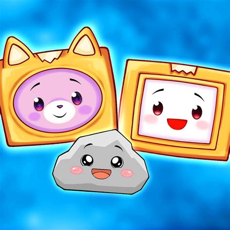 Lankybox Foxy And Boxy Drawing - Lankybox Foxy Justin Boxy | Giblrisbox ...