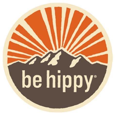 Be Hippy Logo Sticker - Sticker Mania