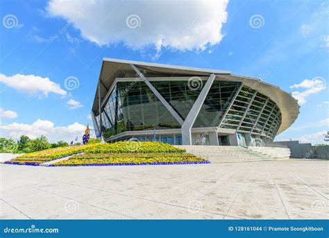 Prince Mahidol Hall Building of Mahidol University with Blue Sky Editorial Stock Image - Image ...