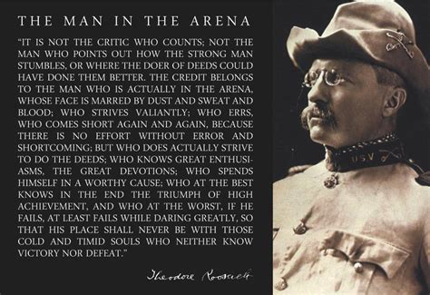 Best 19 the man in the arena quote - SO LIFE QUOTES | The man, Man, Famous quotes