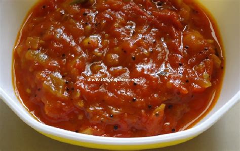 Tomato Chutney - Indian Recipes - Blogexplore