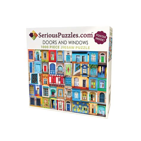 Doors and Windows, 1000 Pieces, Serious Puzzles | Puzzle Warehouse