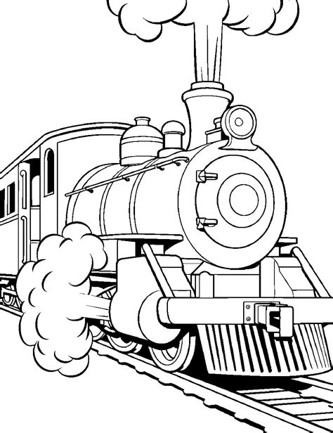 45 Train Coloring Pages: Free Sheets