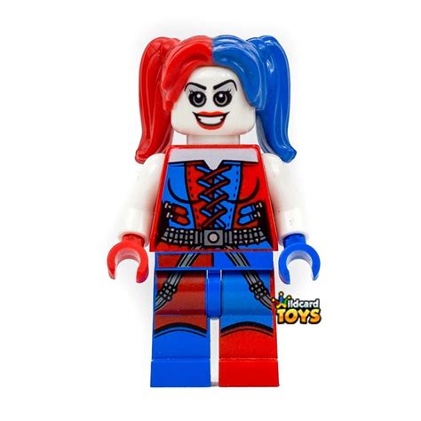 LEGO DC Superheroes Harley Quinn - Blue and Red Hands with Pigtails ...