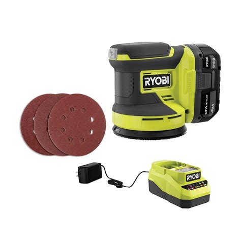 RYOBI ONE+ 18V Cordless 5 in. Random Orbit Sander Kit with 4.0 Ah ...