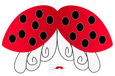 Ladybug Wings - Make your own! fabric - ellegarrettdesigns - Spoonflower