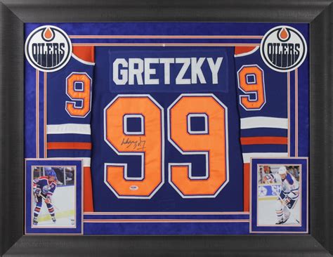 Charity Benefits Unlimited Wayne Gretzky jersey framed oilers - Charity ...