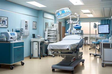 Premium AI Image | Design project of a modern surgical room for minimally invasive procedures ...