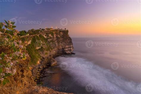 Sunset at Uluwatu temple 1397854 Stock Photo at Vecteezy