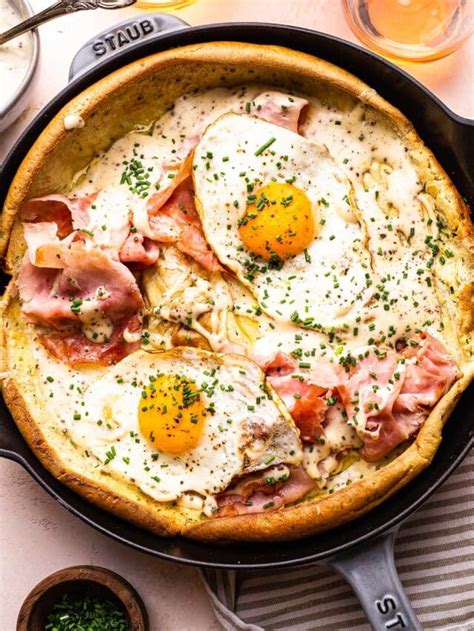 Savory Dutch Baby with Ham and Cheese | So Much Food