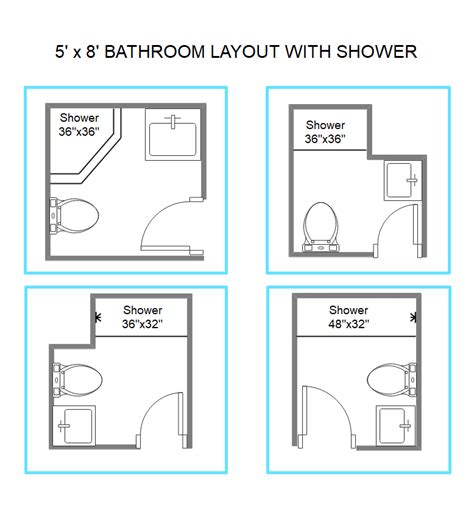 Free Editable Bathroom Layouts | EdrawMax Online