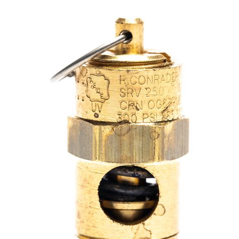 Brass Pressure Relief Valve (300 PSI) - 3/8" | Open Source Steel