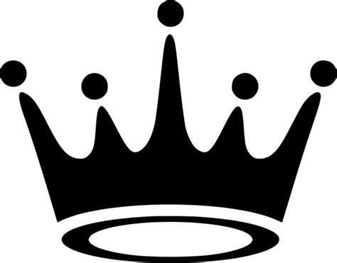 crown silhouette vector | Crown png, Queen crown, Crown silhouette