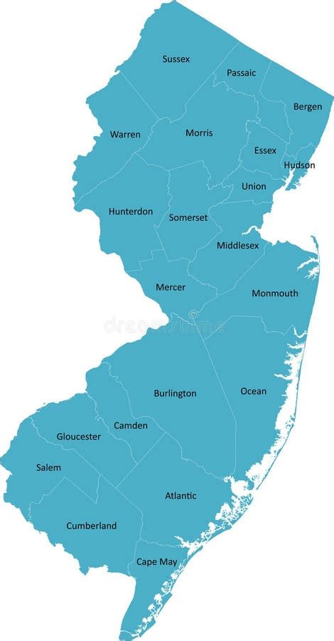 New Jersey Cartoon Map Stock Illustrations – 23 New Jersey Cartoon Map ...